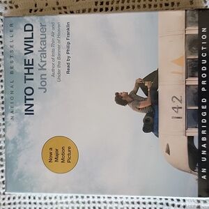 Unopened Into the Wild Audiobook - Light Blue & White Cover
